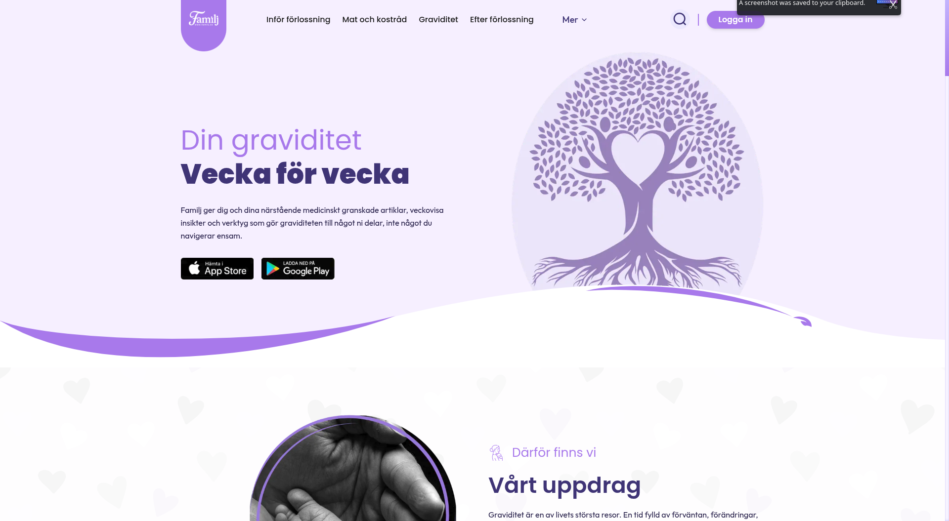 Screenshot of Familj